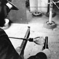 1974 Art, Glass Sculpting 10