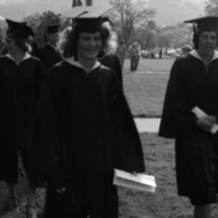 1980 Graduation, Graduates Walk 03