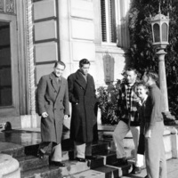 1947-48 Students, Outdoors