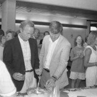 1988 Loso Hall, Groundbreaking Ceremony, Reception 17