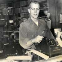 1953-54 Hoke Building Bookstore