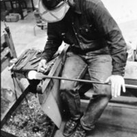 1974 Art, Glass Sculpting 06