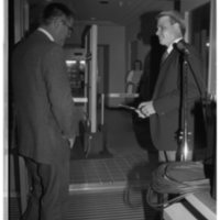 1989 Walter M. Pierce Library, Ribbon Cutting 01