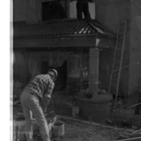 1989 Walter M. Pierce Library, Exterior Work 05