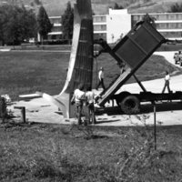 1981 Sculpture, Amphitheater Install 28