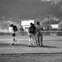 1985 Baseball Practice, Pitcher 01