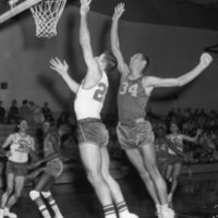 1961 Basketball Action