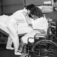 1986 Nursing Program, Wheelchair Assistance 03