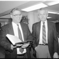 1991 Jack Evans, "Powerful Rockey" Book Signing 15