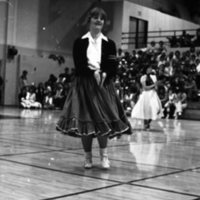 1982 High school Wapiti League Basketball Tournament,  Drill Team 02