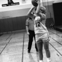1987 Women's Basketball Action, George Fox at EOSC 35