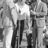 1988 Loso Hall, Groundbreaking Ceremony, Set-up 05