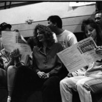 1991 Women's Basketball, Lewis &amp; Clark at EOSC, Fans 04