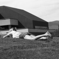 1985 Students, May Outdoor Candid Shots 05