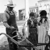 1987 Ackerman Elementary School, Pioneer Days, Farmer 11