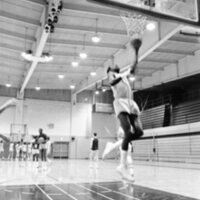 1974 Basketball Practice 06