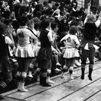 1982 High school Wapiti League Basketball Tournament, Elgin Cheerleaders 03