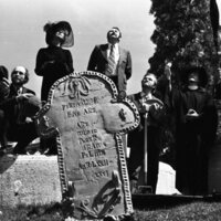 1974 Employees, Mock Funeral 08