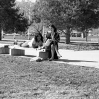 1986 Students, Outdoors in March 18