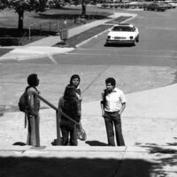 1985 Students, May Outdoor Candid Shots 18