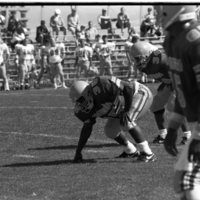 1991 Football, Alumni Game Action 01