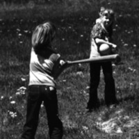 1979 Keating School, Children Playing Outdoors 04