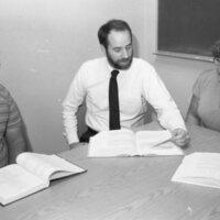 1985 Students, Consult Professor John Blanchard 05