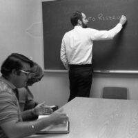 1985 Students, Consult Professor John Blanchard 12