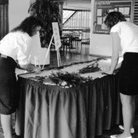 1988 Loso Hall, Groundbreaking Ceremony, Reception Set-up 01