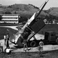 1981 Sculpture, Amphitheater Install 22