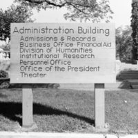 1975 Inlow Hall Sign