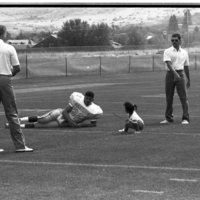 1989 Football Player, Brian Sap and Daughter 01