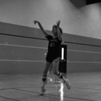 1981 Women's Basketball Action, Practice 09