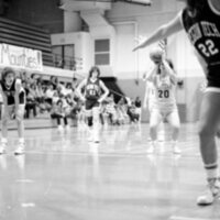 1988 Women's Basketball Action, Oregon Tech at EOSC 06