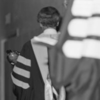 1985 Graduation, Faculty Walk 01