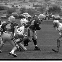 1991 Football Action, Western Oregon University at EOSC 18