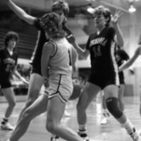 1988 Women's Basketball Action, Concordia at EOSC 03