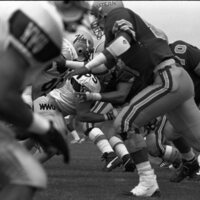 1991 Football Action, Western Washington University at EOSC 09