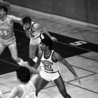 1984 Basketball Action, EOSC vs. LCSC 12