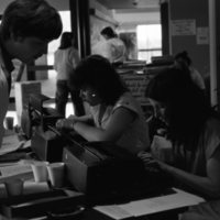 1981 Students, Typing 03