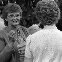1984 School Begins, Faculty &amp; Staff Reception at President Gilbert's House 09