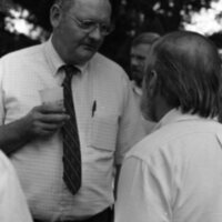 1984 School Begins, Faculty &amp; Staff Reception at President Gilbert's House 05