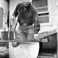 1974 Art, Glass Sculpting 05