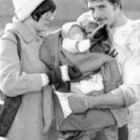 1982 Football Player Bob Strickland and Family 01