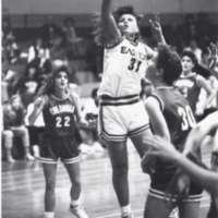 1990 Women's Basketball Action