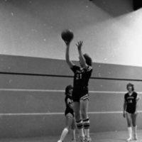 1981 Women's Basketball Action, Practice 17