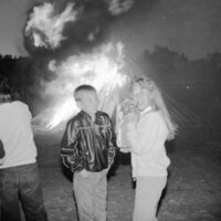 1987 Homecoming Bonfire 05