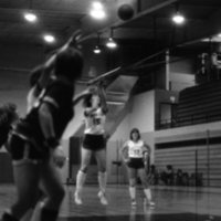 1981 Women's Basketball Action, January Home Game 10