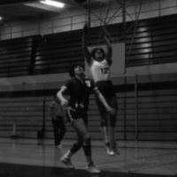 1981 Women's Basketball Action, January Home Game 13