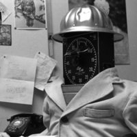 1981 Sculpture, Time Clock Man 02